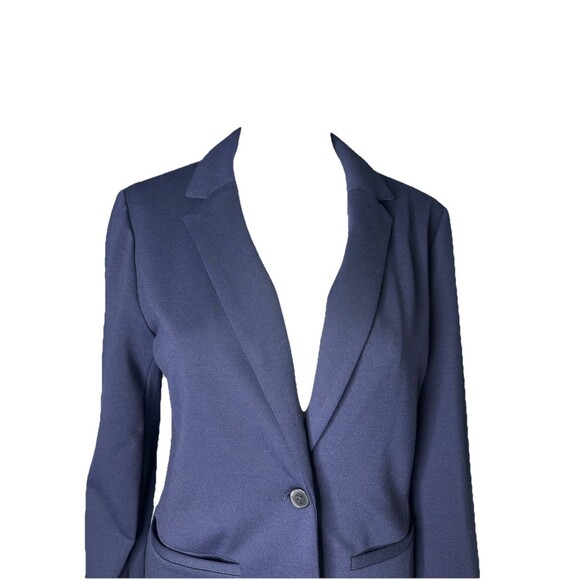 Gap Academy Blazer Women’s 6 Navy Blue Office Corporate Single Button Jacket - Picture 4 of 9
